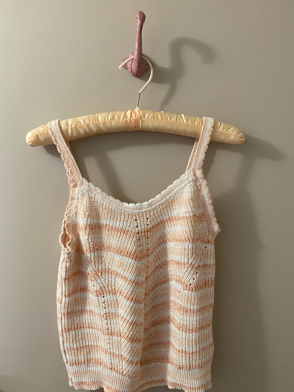 Joie Cotton Knit Striped Tank Top